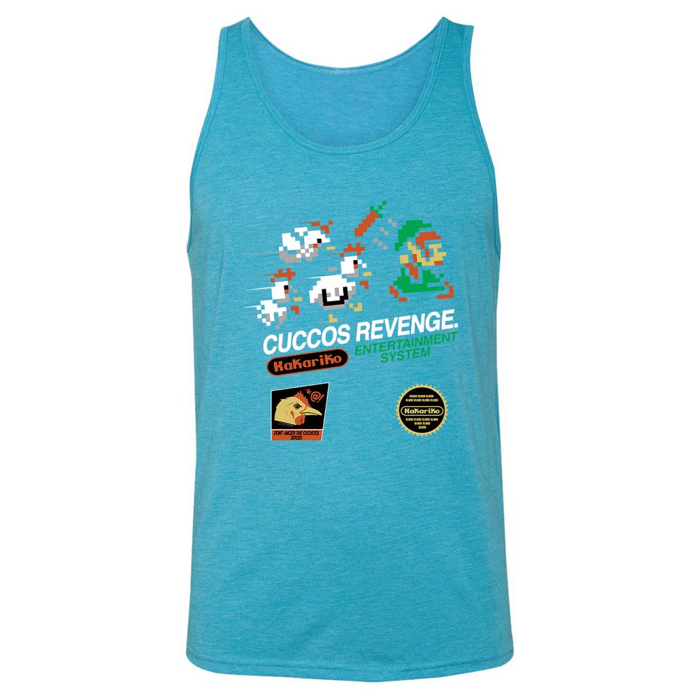Unisex Jersey Tank - QNPRBJ9S - Aqua Triblend - 3