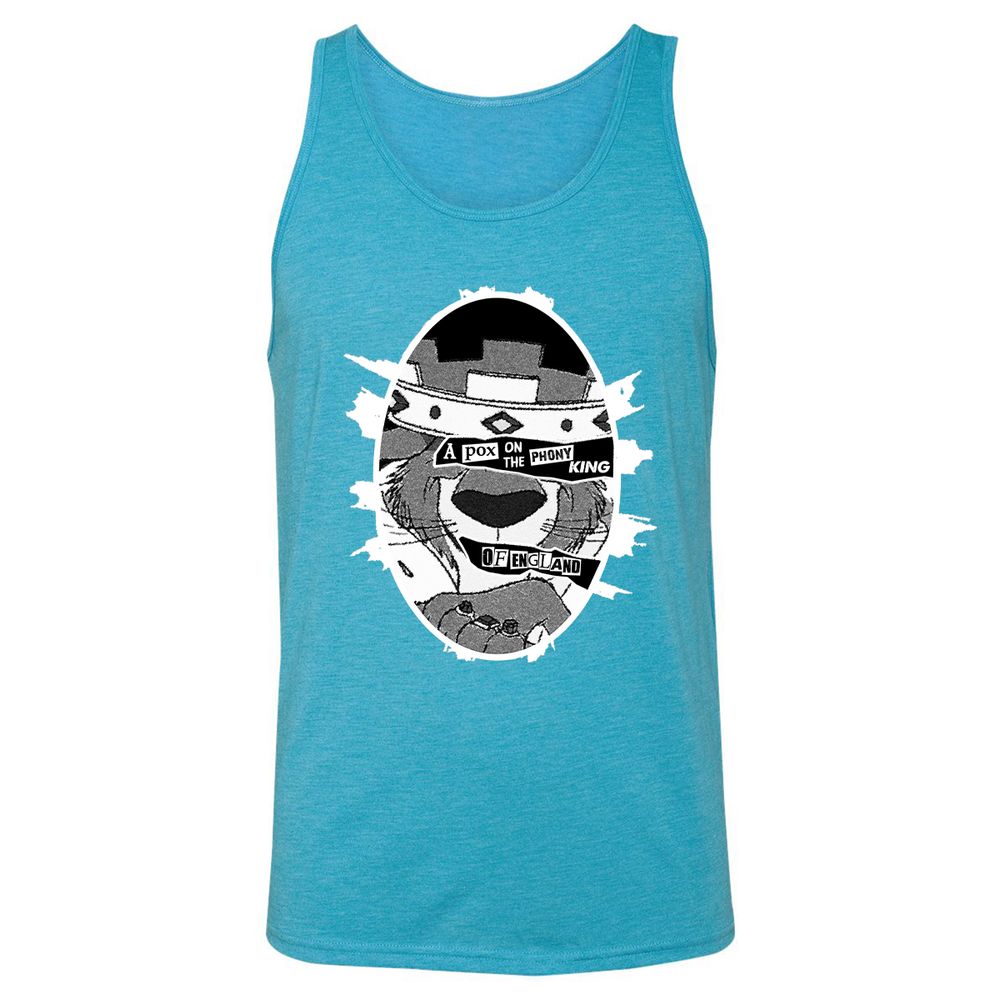 Unisex Jersey Tank - TS5MMSK4 - Aqua Triblend - 3