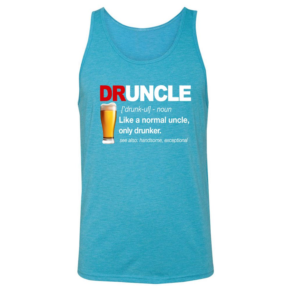 Unisex Jersey Tank - HG7Z93CM - Aqua Triblend - 3