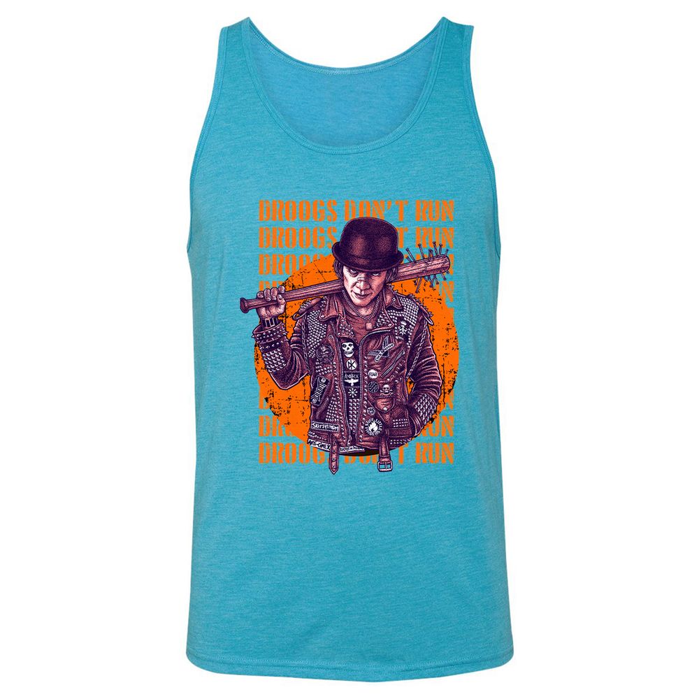 Unisex Jersey Tank - ZVEDW58J - Aqua Triblend - 3