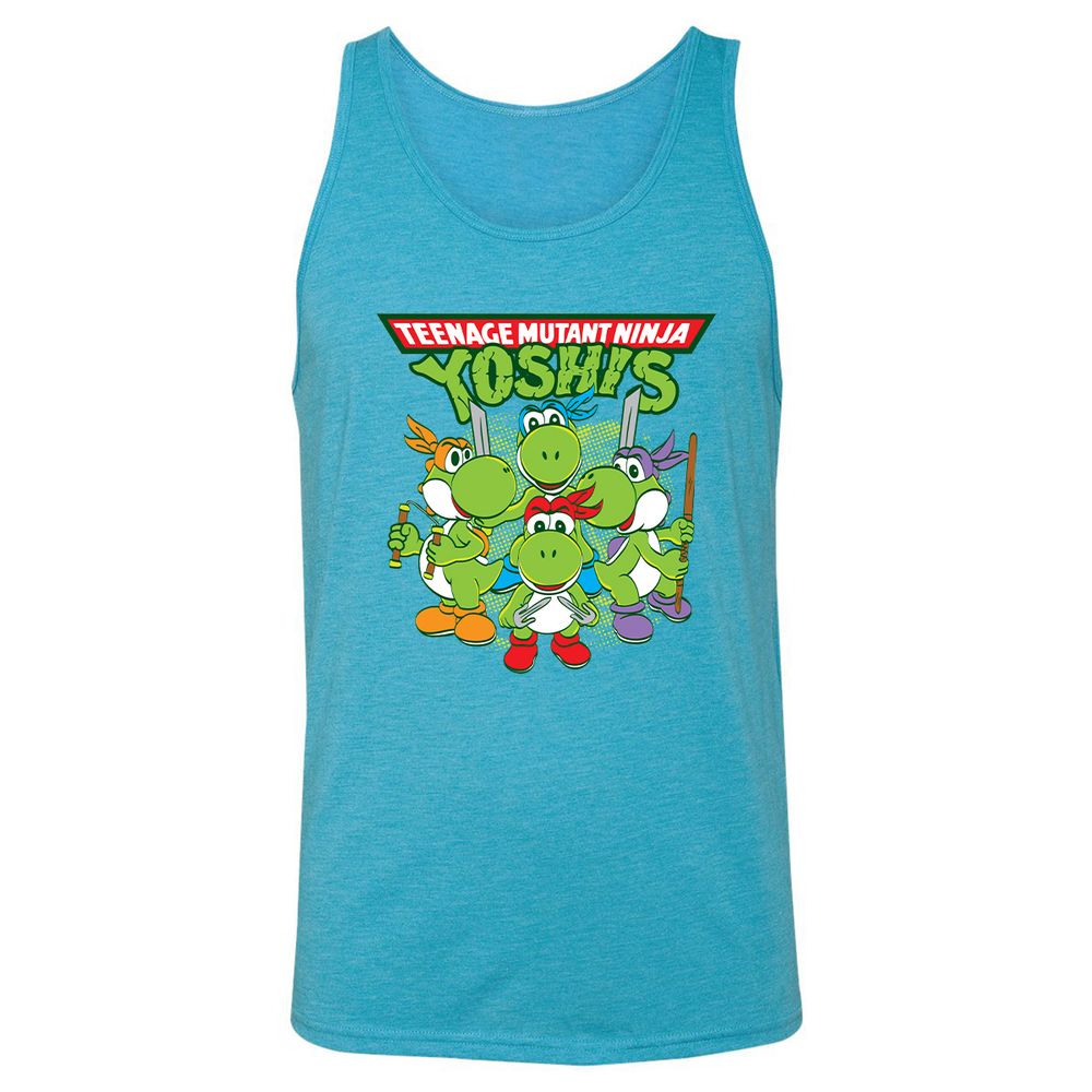 Unisex Jersey Tank - DNTZ8V9L - Aqua Triblend - 3