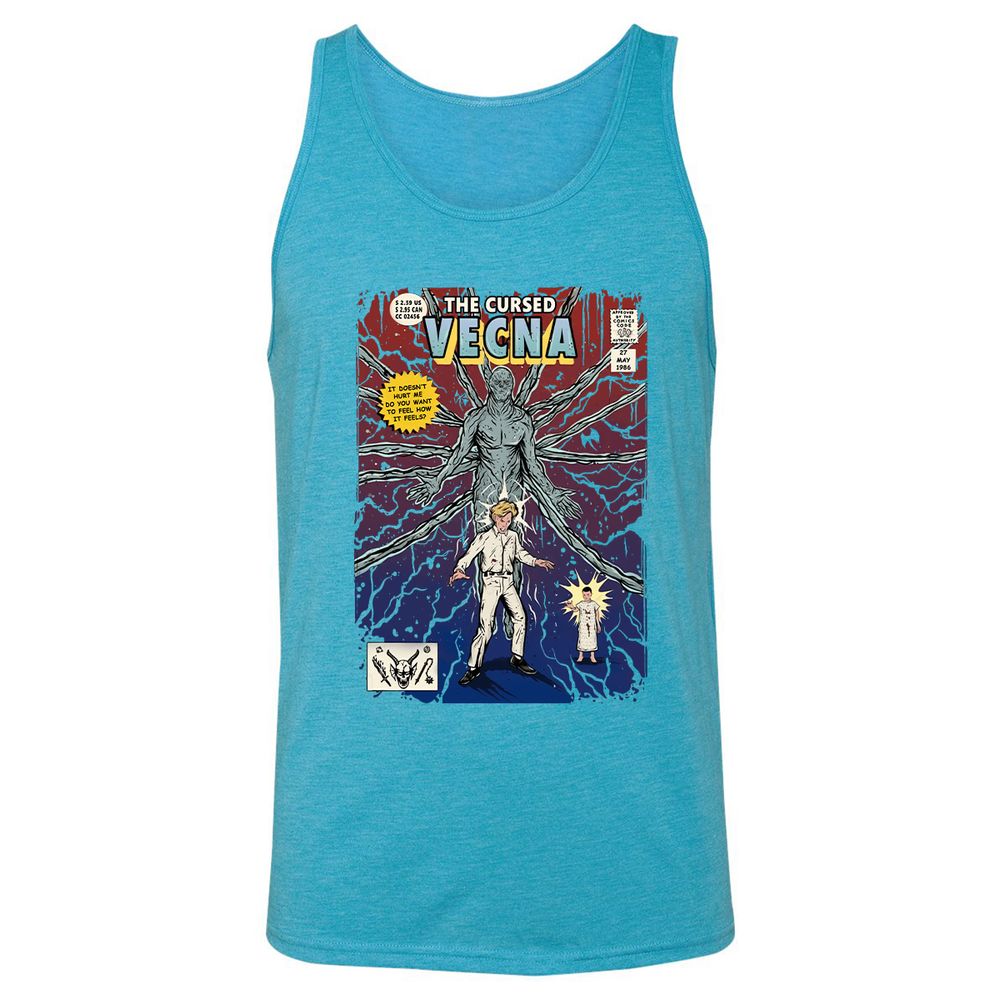 Unisex Jersey Tank - XHAFT6DB - Aqua Triblend - 3