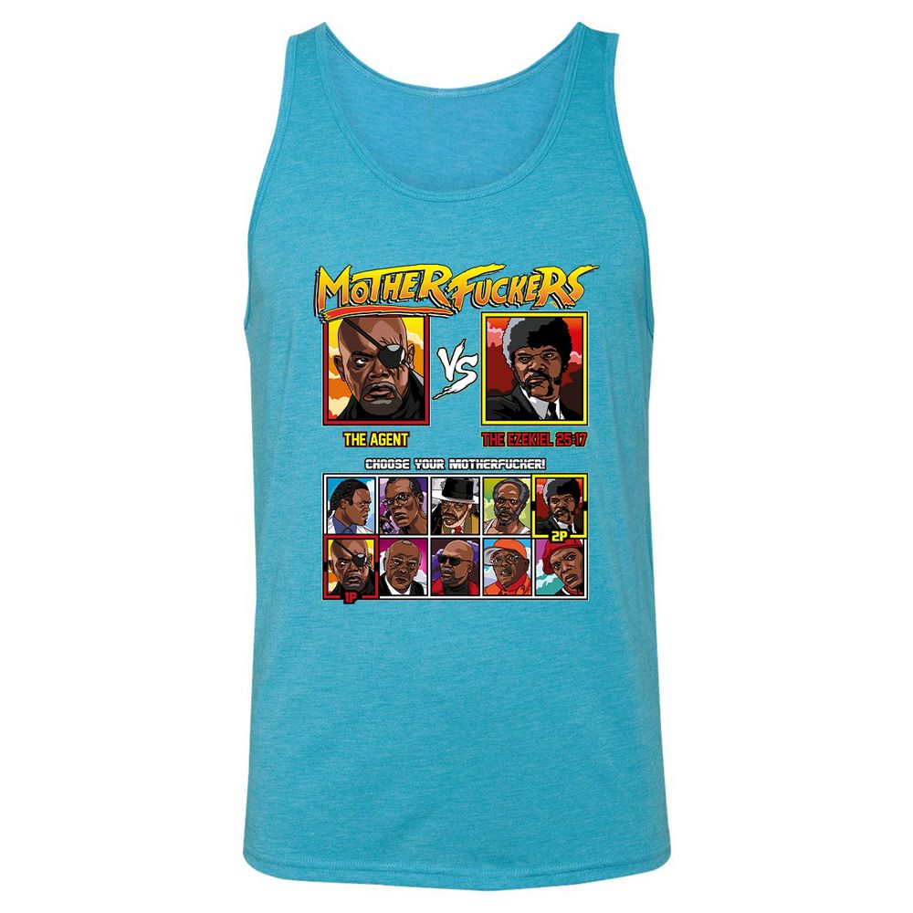 Unisex Jersey Tank - K6Y7MQCR - Aqua Triblend - 3