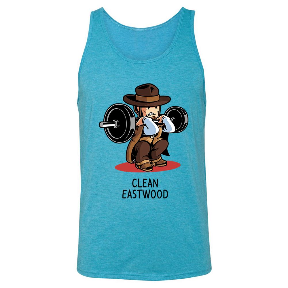 Unisex Jersey Tank - 43SQVZRZ - Aqua Triblend - 3