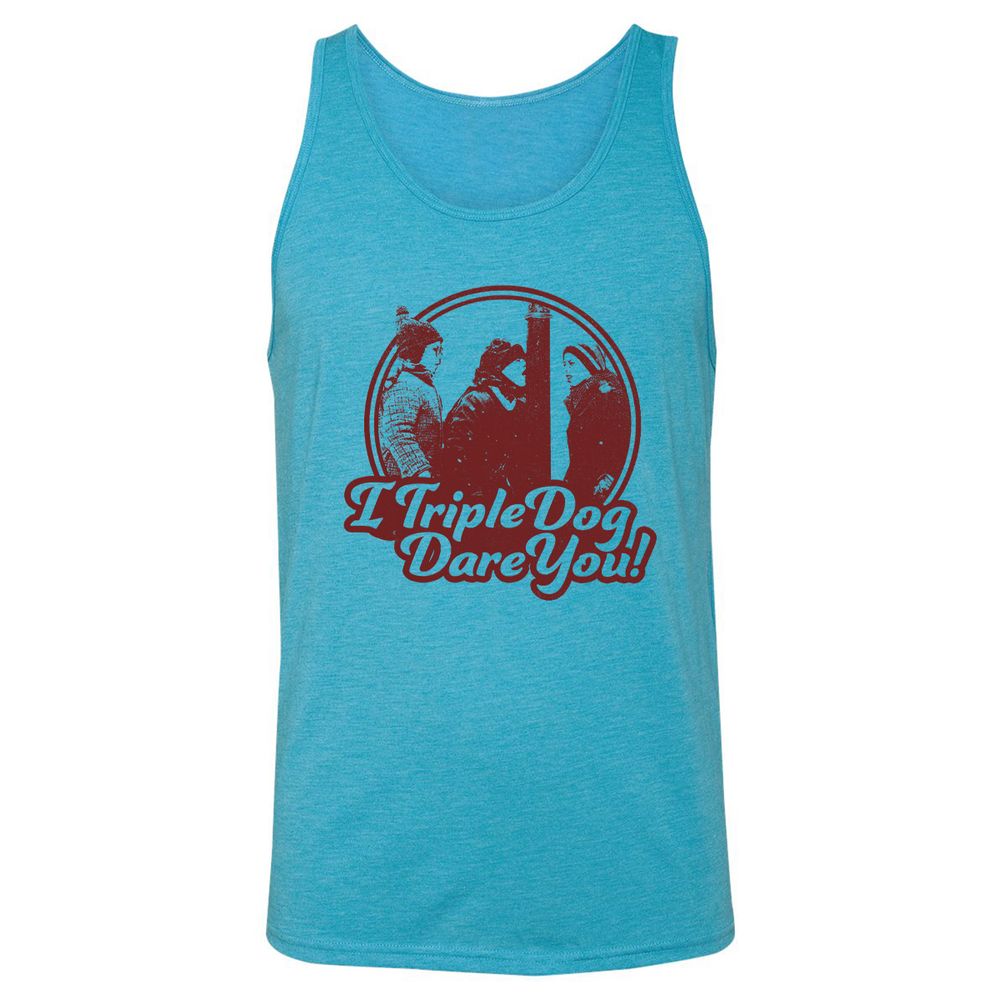 Unisex Jersey Tank - 214FKXZW - Aqua Triblend - 3