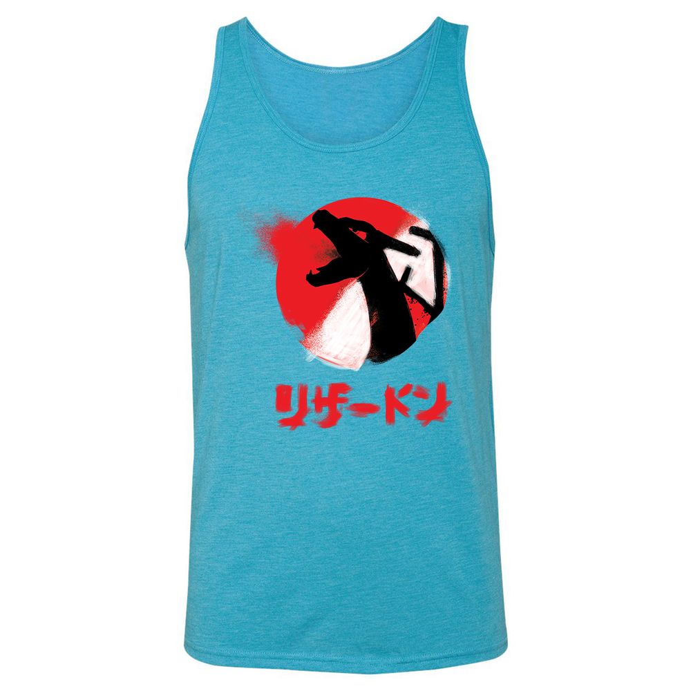 Unisex Jersey Tank - 6VNE71LF - Aqua Triblend - 3