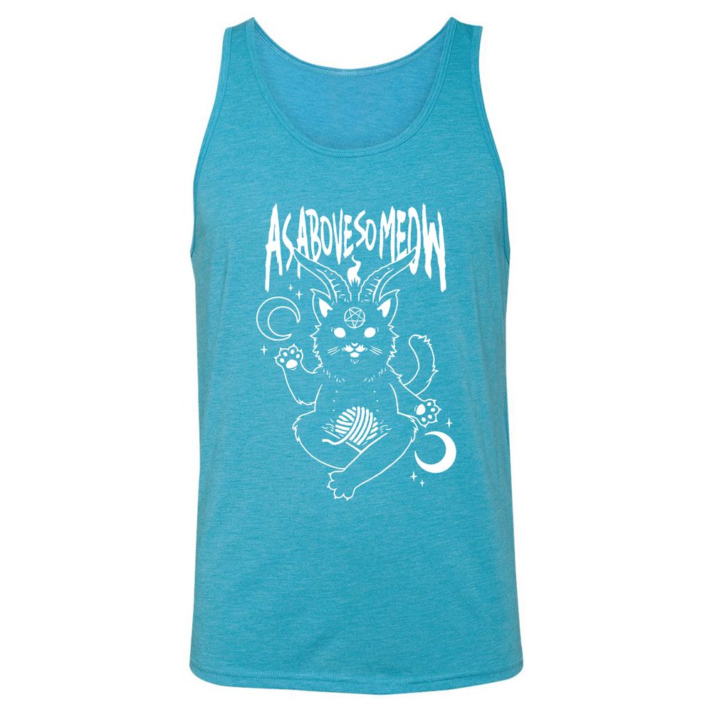 Unisex Jersey Tank - AT1VTNFM - Aqua Triblend - 3