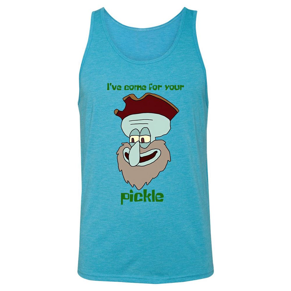 Unisex Jersey Tank - QEFX9MFU - Aqua Triblend - 3