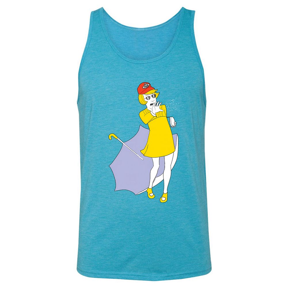 Unisex Jersey Tank - MFRHKZER - Aqua Triblend - 3