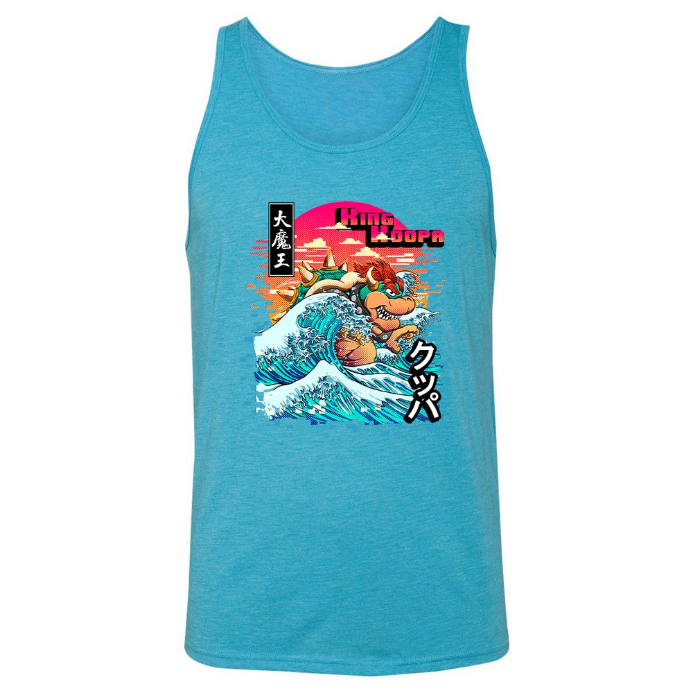 Unisex Jersey Tank - WDAV33CR - Aqua Triblend - 3