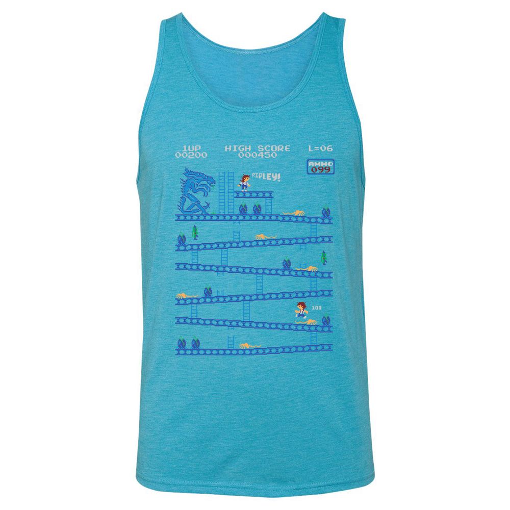Unisex Jersey Tank - 7AZS9BX1 - Aqua Triblend - 3