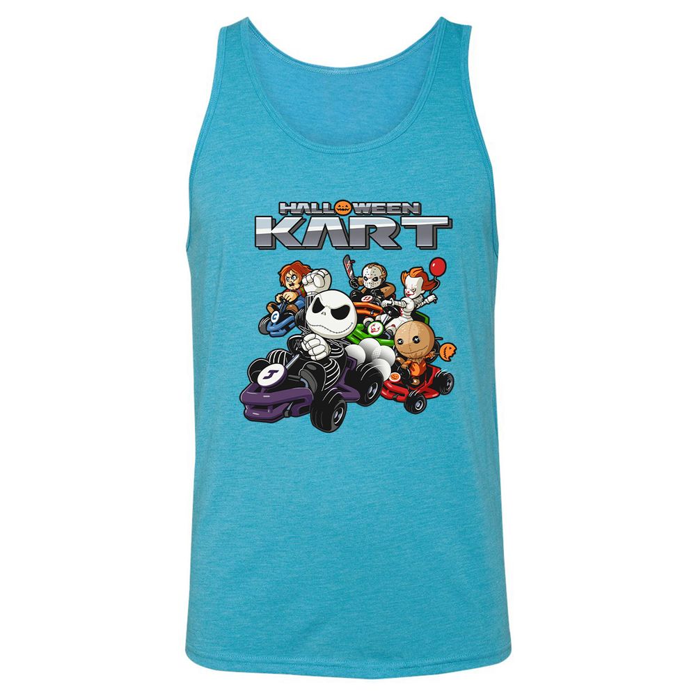 Unisex Jersey Tank - PR4U5Q12 - Aqua Triblend - 3
