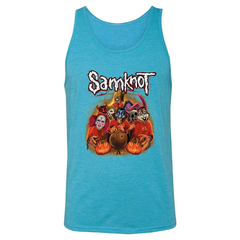 Unisex Jersey Tank - MN48MGBM - Aqua Triblend - 3