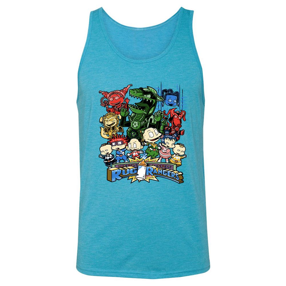 Unisex Jersey Tank - XY8RKRFV - Aqua Triblend - 3