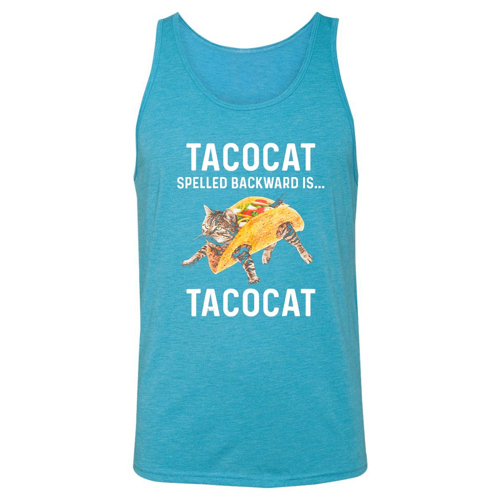 Unisex Jersey Tank - S2B5ZRF7 - Aqua Triblend - 3