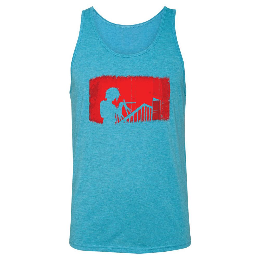 Unisex Jersey Tank - B63XJ21M - Aqua Triblend - 3