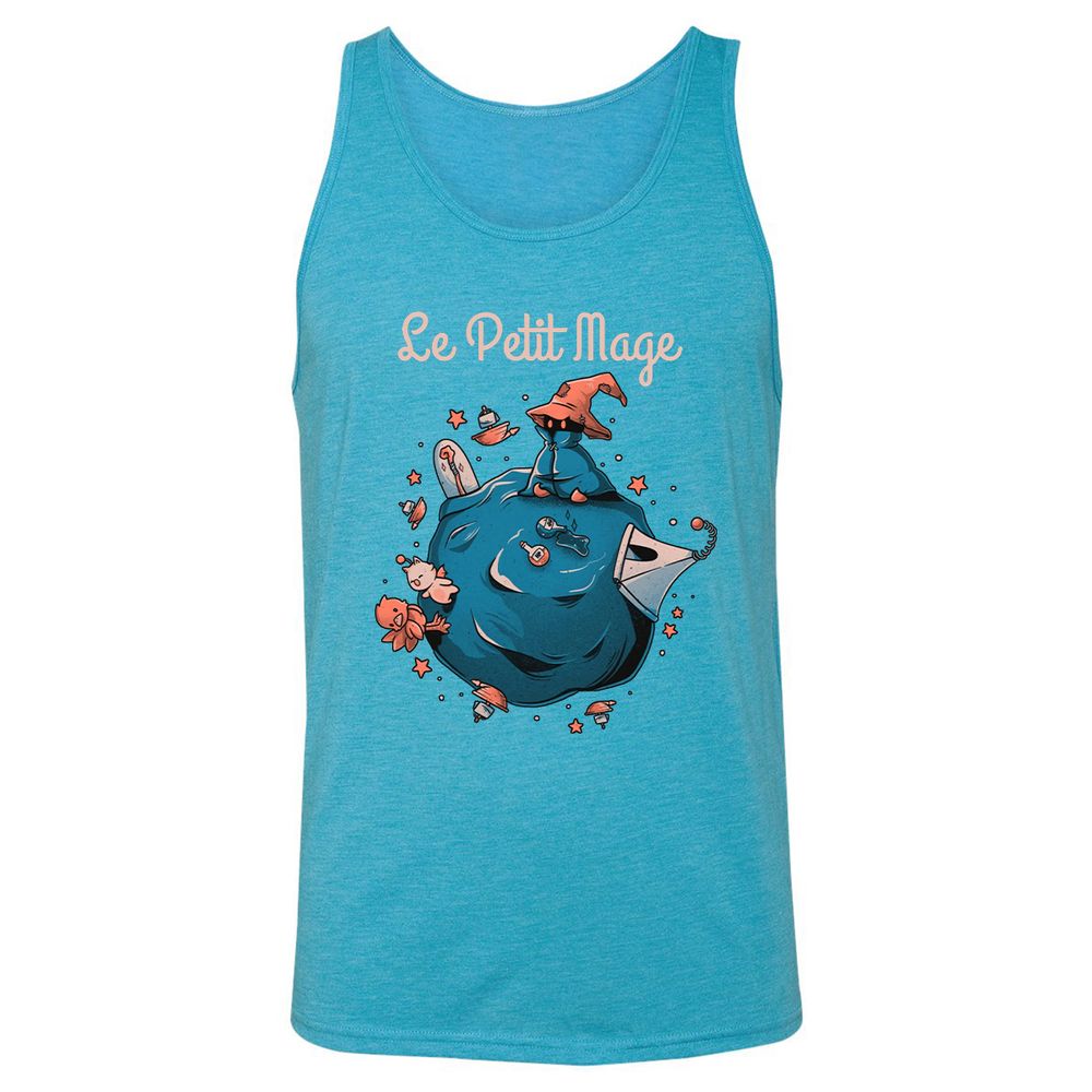 Unisex Jersey Tank - GN333FYK - Aqua Triblend - 3