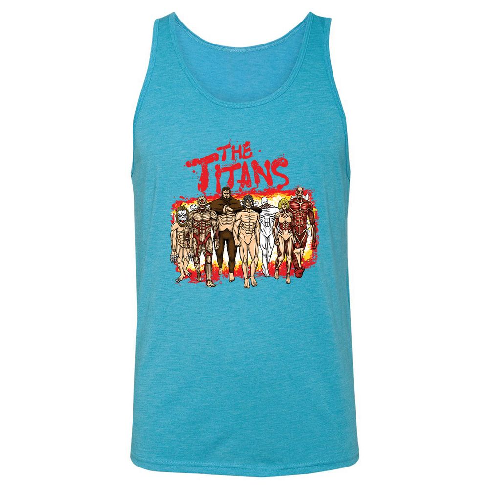 Unisex Jersey Tank - 8L9WBSTT - Aqua Triblend - 3