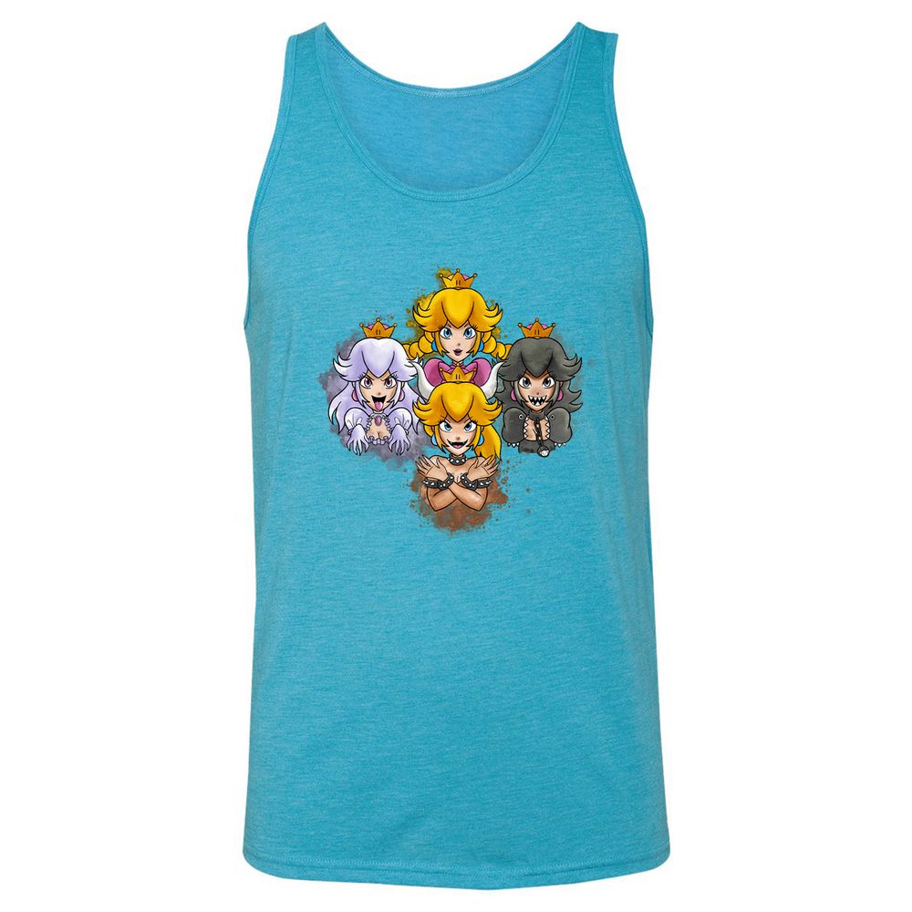 Unisex Jersey Tank - 86NV9CGV - Aqua Triblend - 3