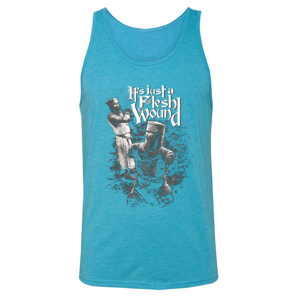 Unisex Jersey Tank - QV5TG9L5 - Aqua Triblend - 3