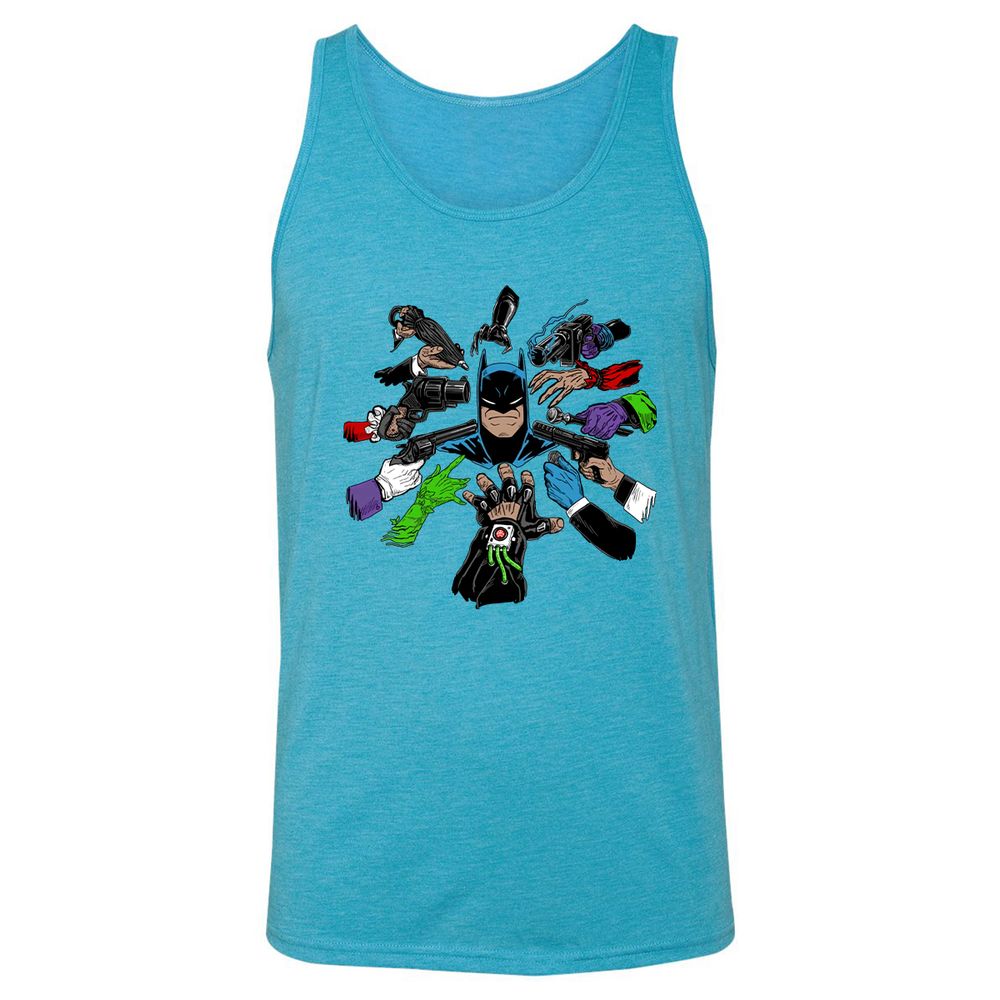 Unisex Jersey Tank - 5P2QBLCE - Aqua Triblend - 3