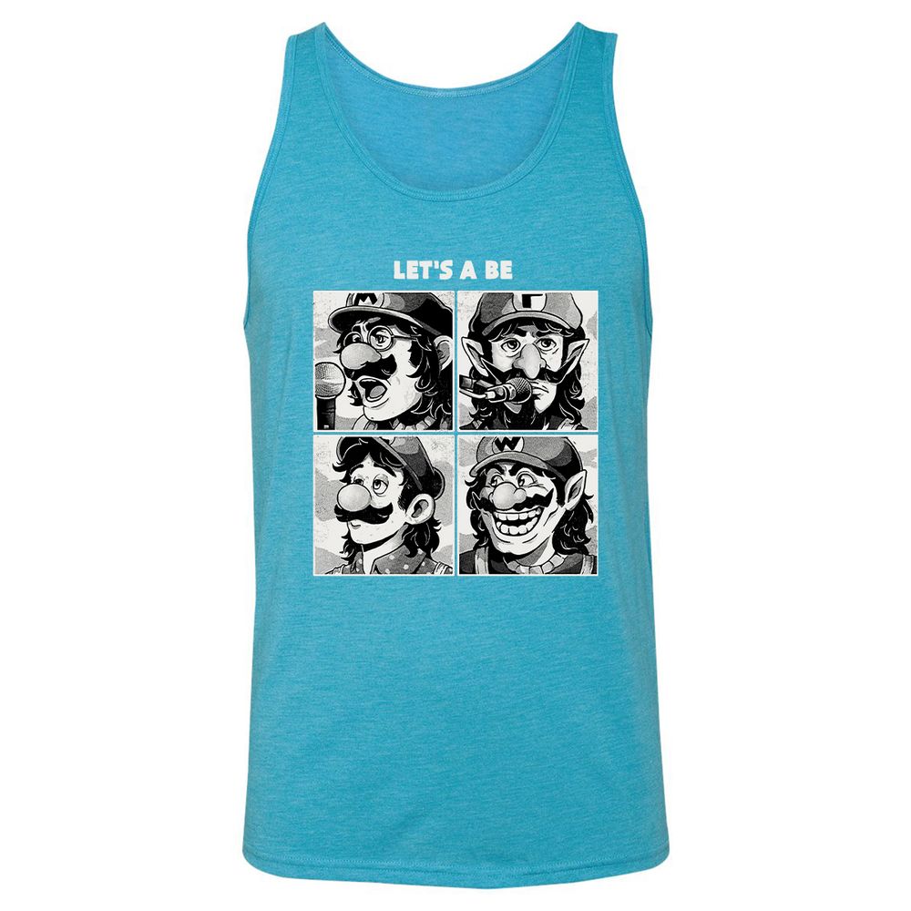 Unisex Jersey Tank - 3RKFF5QQ - Aqua Triblend - 3