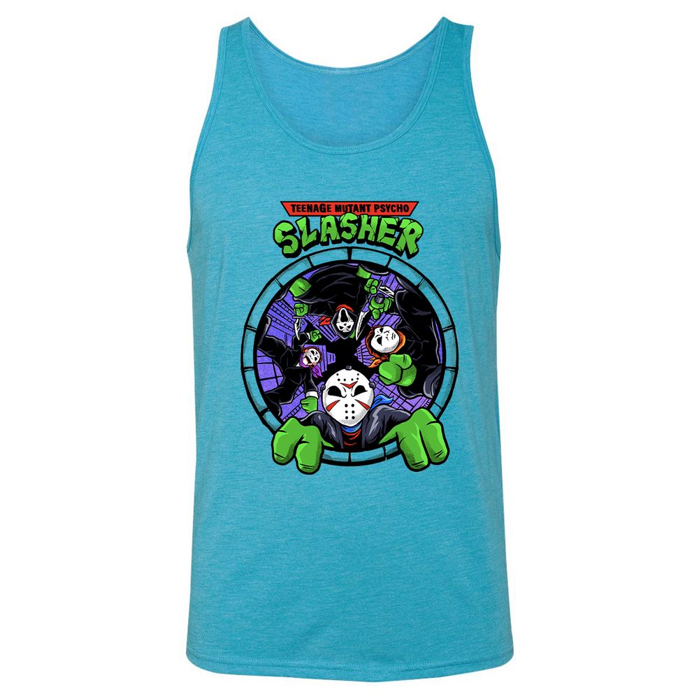 Unisex Jersey Tank - 36DLXCWN - Aqua Triblend - 3