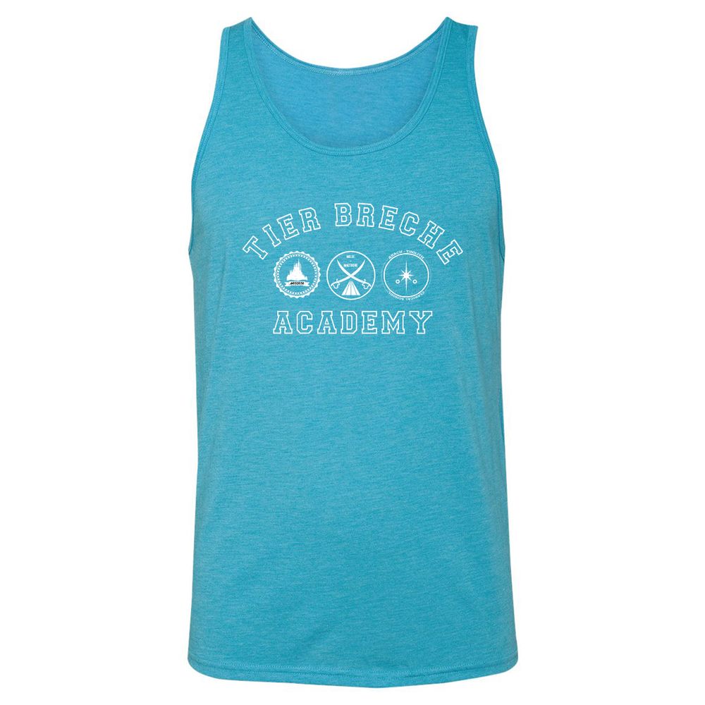 Unisex Jersey Tank - K897JG35 - Aqua Triblend - 3