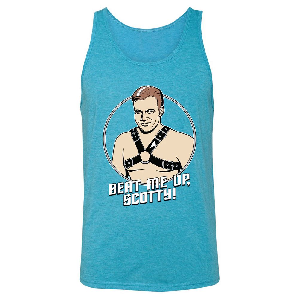 Unisex Jersey Tank - E7NJ72WG - Aqua Triblend - 3