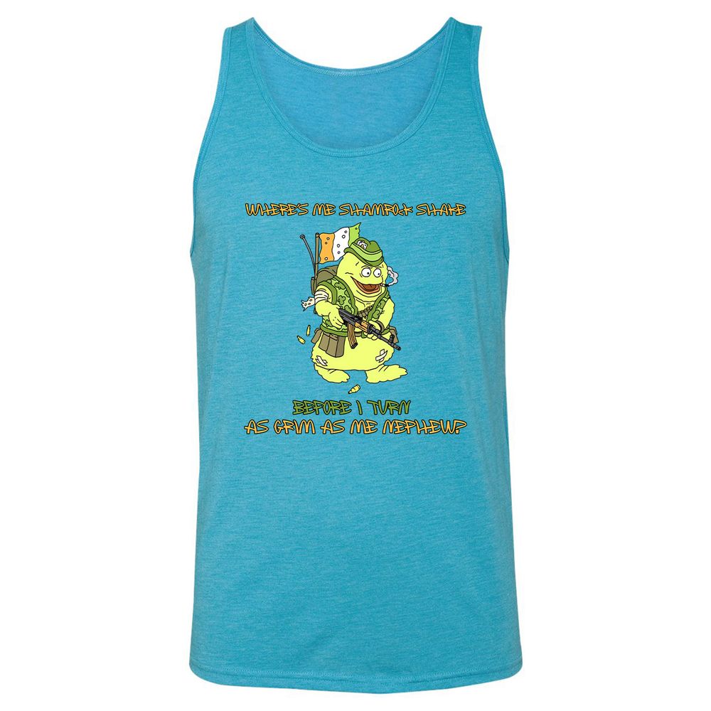Unisex Jersey Tank - 2TX6LSWH - Aqua Triblend - 3