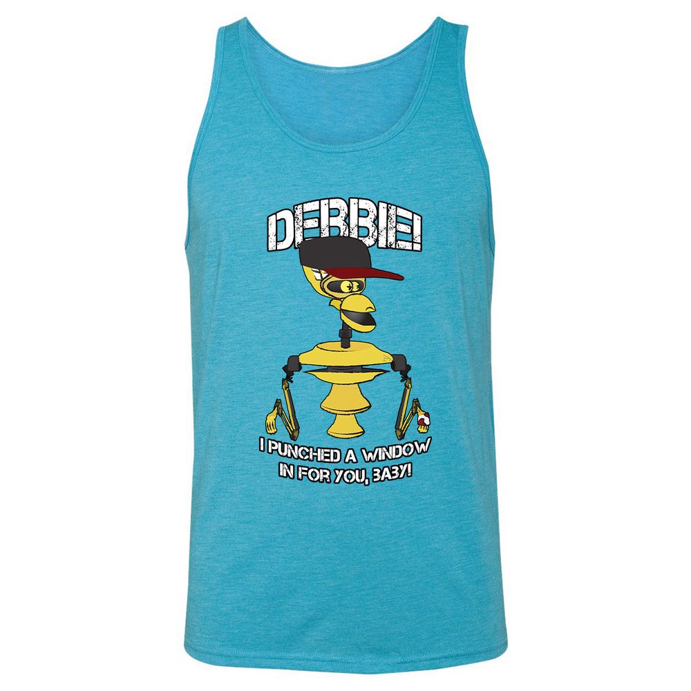 Unisex Jersey Tank - CKTM9KZV - Aqua Triblend - 3