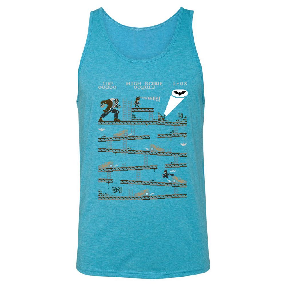 Unisex Jersey Tank - MVQPHMCX - Aqua Triblend - 3