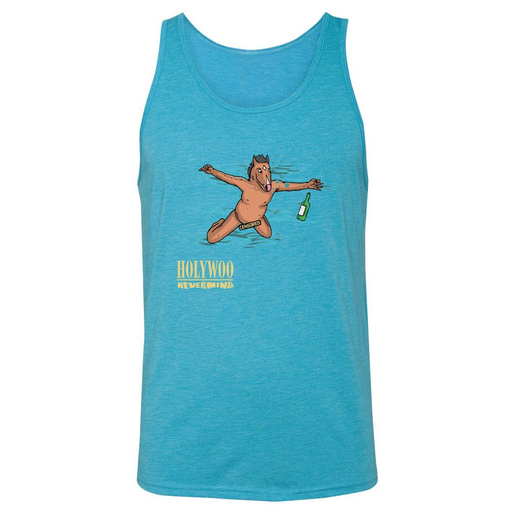 Unisex Jersey Tank - T5Y54WUD - Aqua Triblend - 3