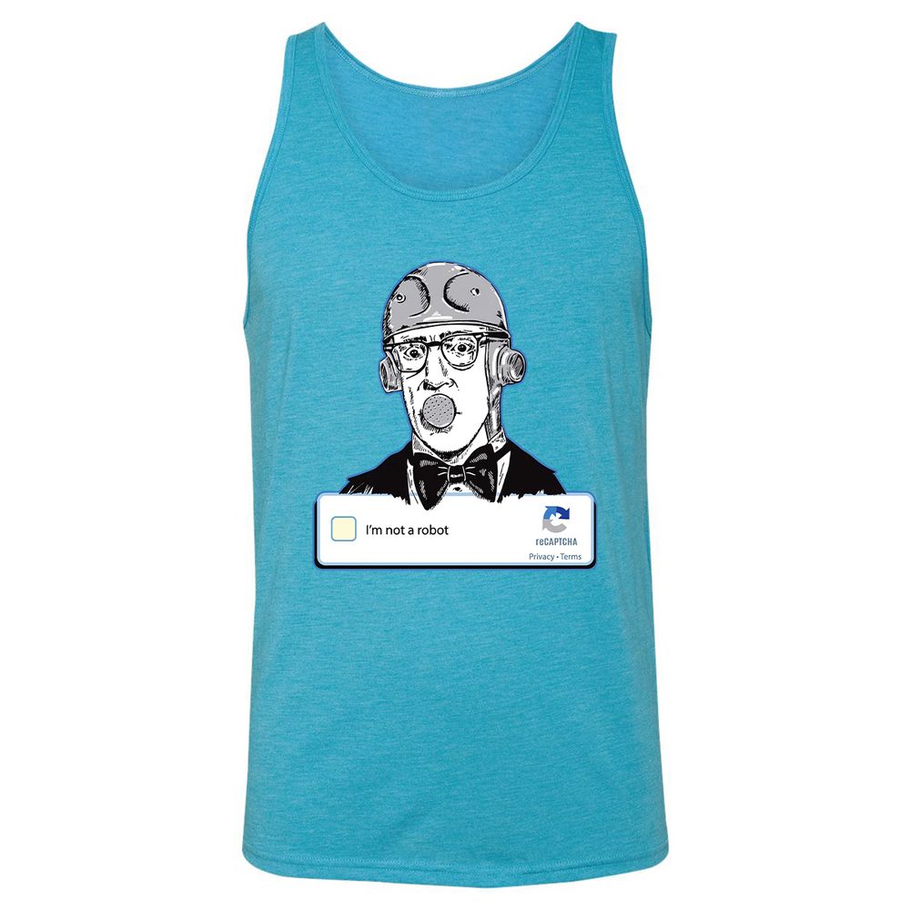 Unisex Jersey Tank - 5U556QFN - Aqua Triblend - 3
