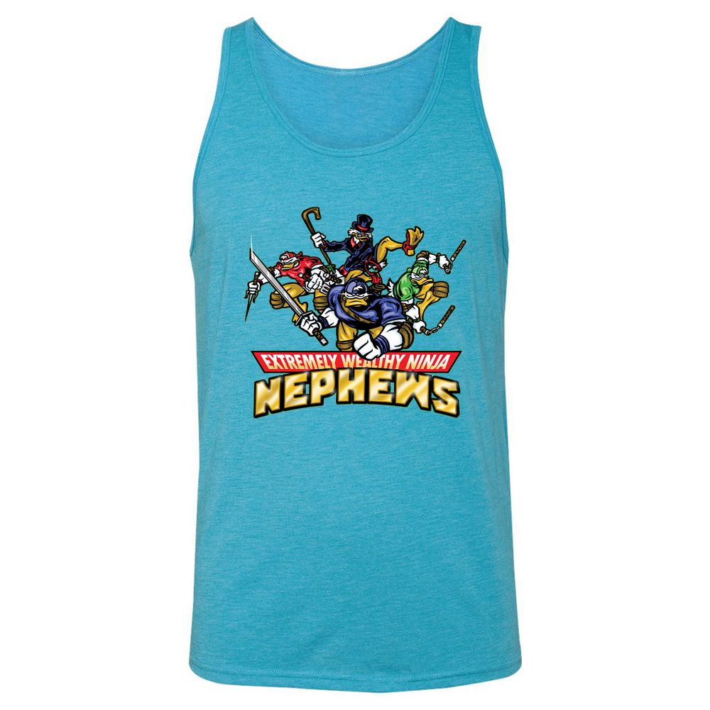 Unisex Jersey Tank - 4475ZL67 - Aqua Triblend - 3