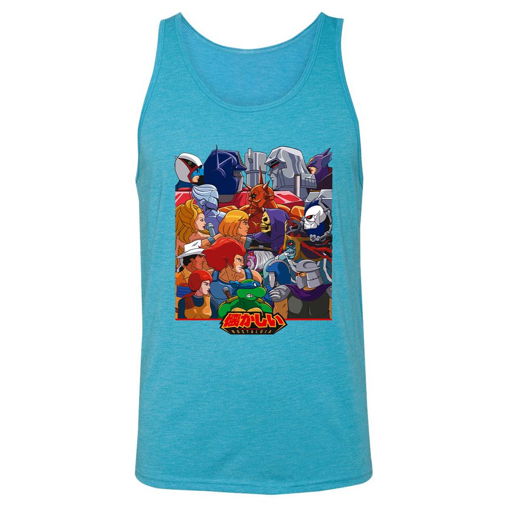 Unisex Jersey Tank - 7WA3NQWS - Aqua Triblend - 3