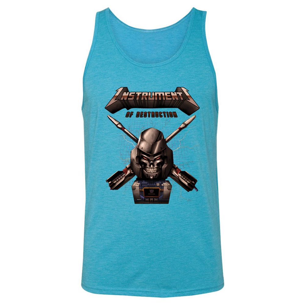 Unisex Jersey Tank - E5VEJEJQ - Aqua Triblend - 3