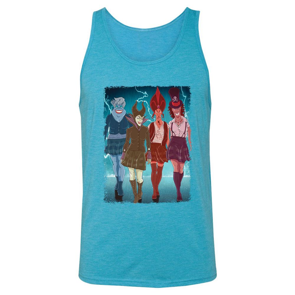 Unisex Jersey Tank - JDC2YVHH - Aqua Triblend - 3