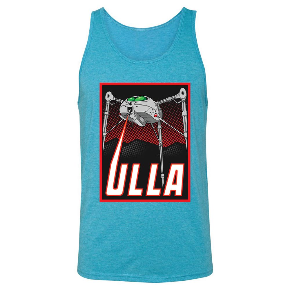 Unisex Jersey Tank - Q7XUETUU - Aqua Triblend - 3