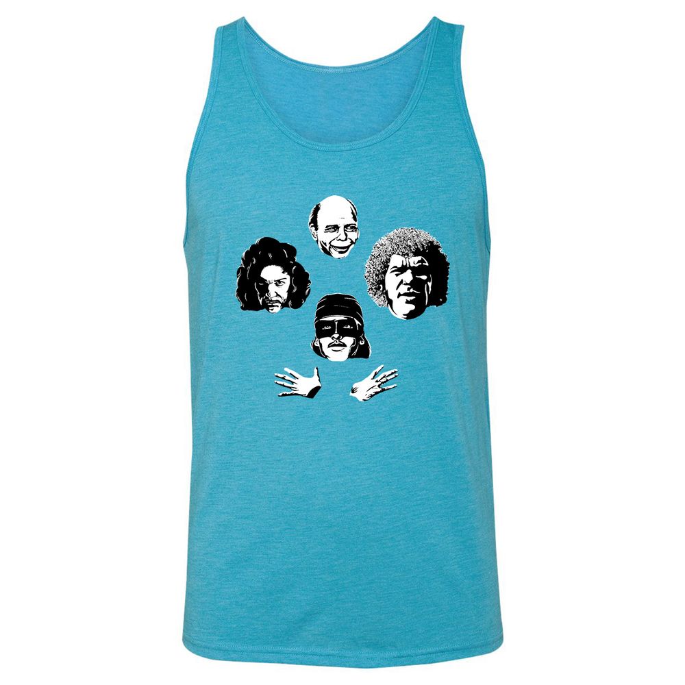 Unisex Jersey Tank - L4DSDSZN - Aqua Triblend - 3