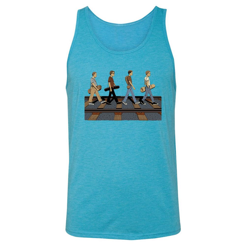 Unisex Jersey Tank - D32W6SKR - Aqua Triblend - 3