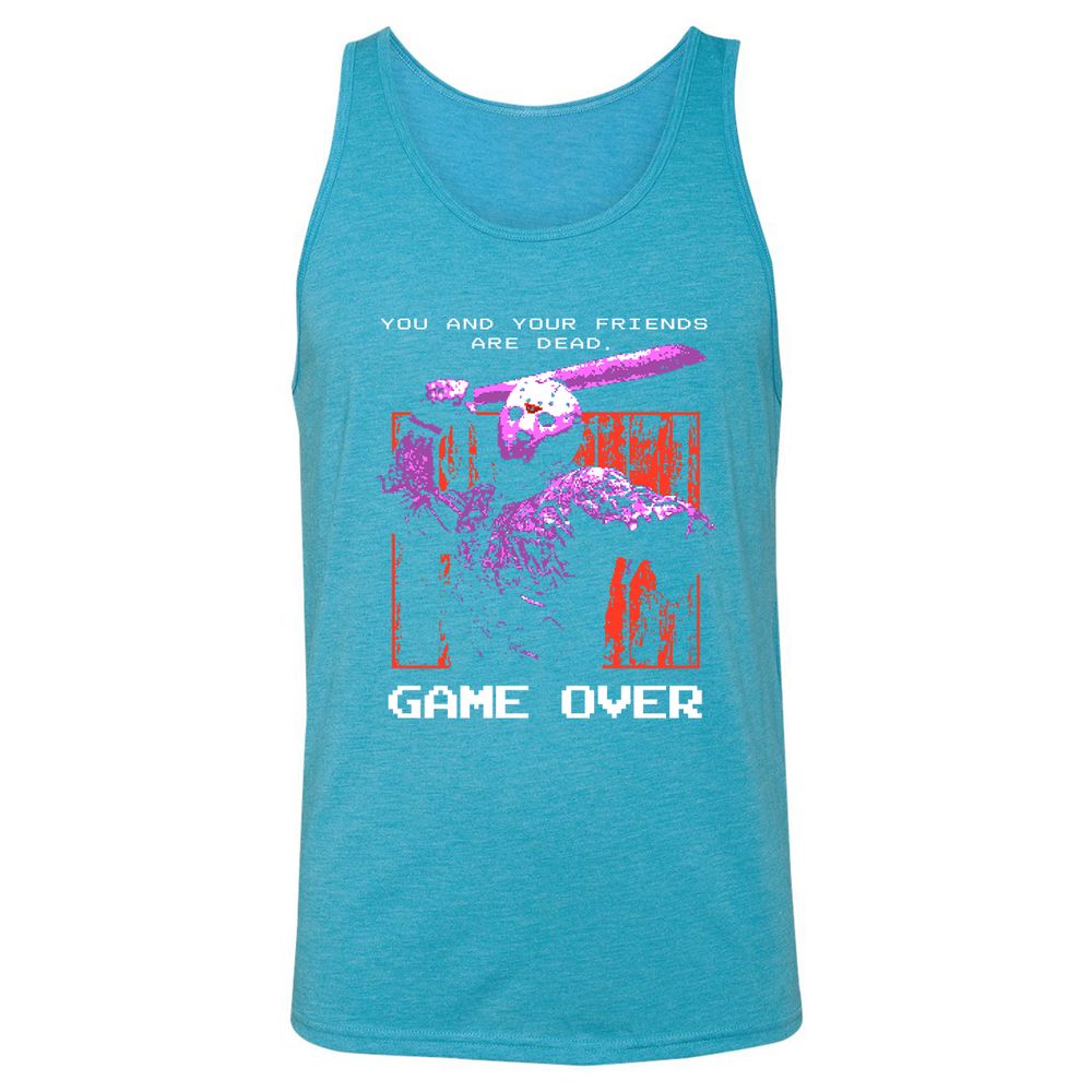 Unisex Jersey Tank - B9YKGWBL - Aqua Triblend - 3