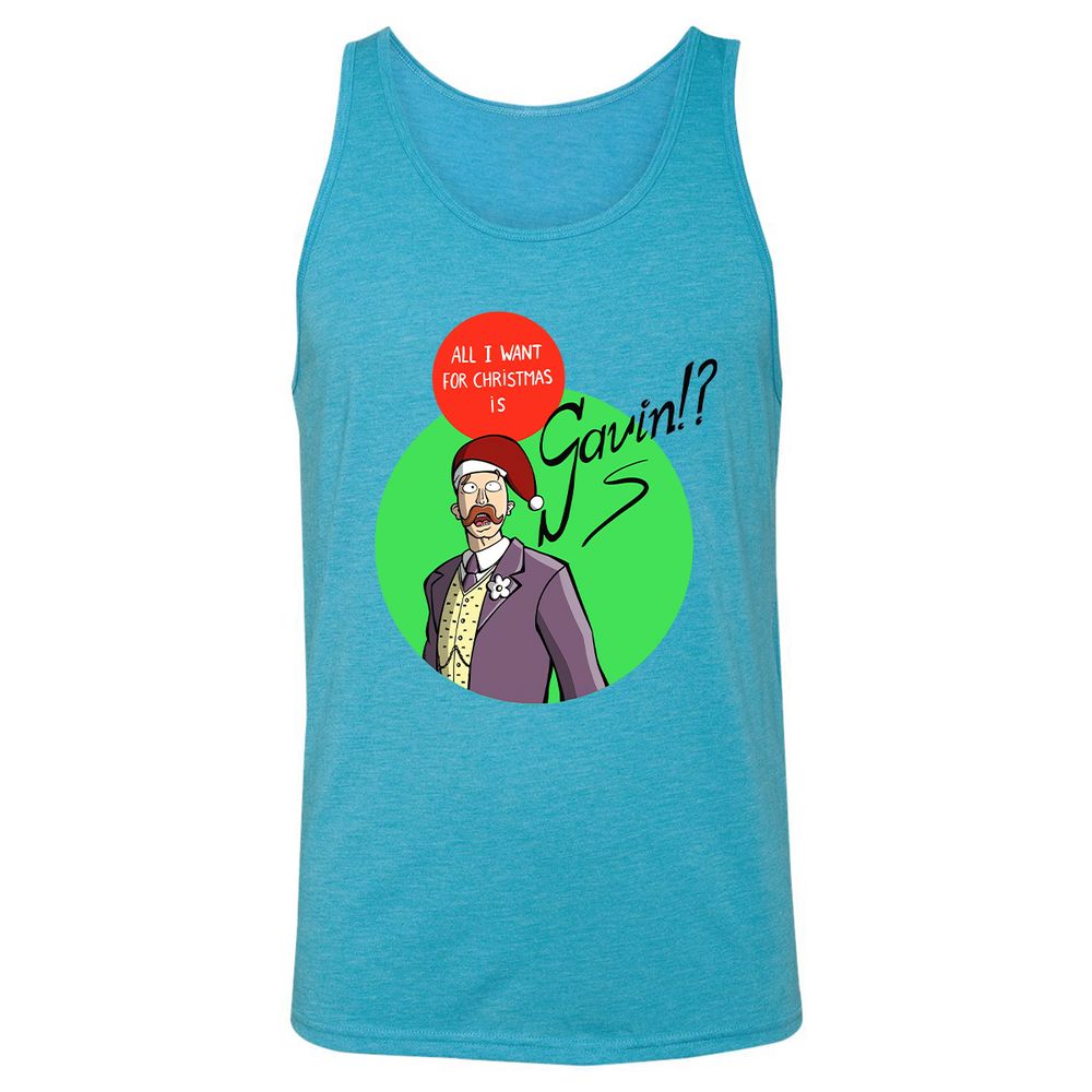 Unisex Jersey Tank - G3ZS6H58 - Aqua Triblend - 3