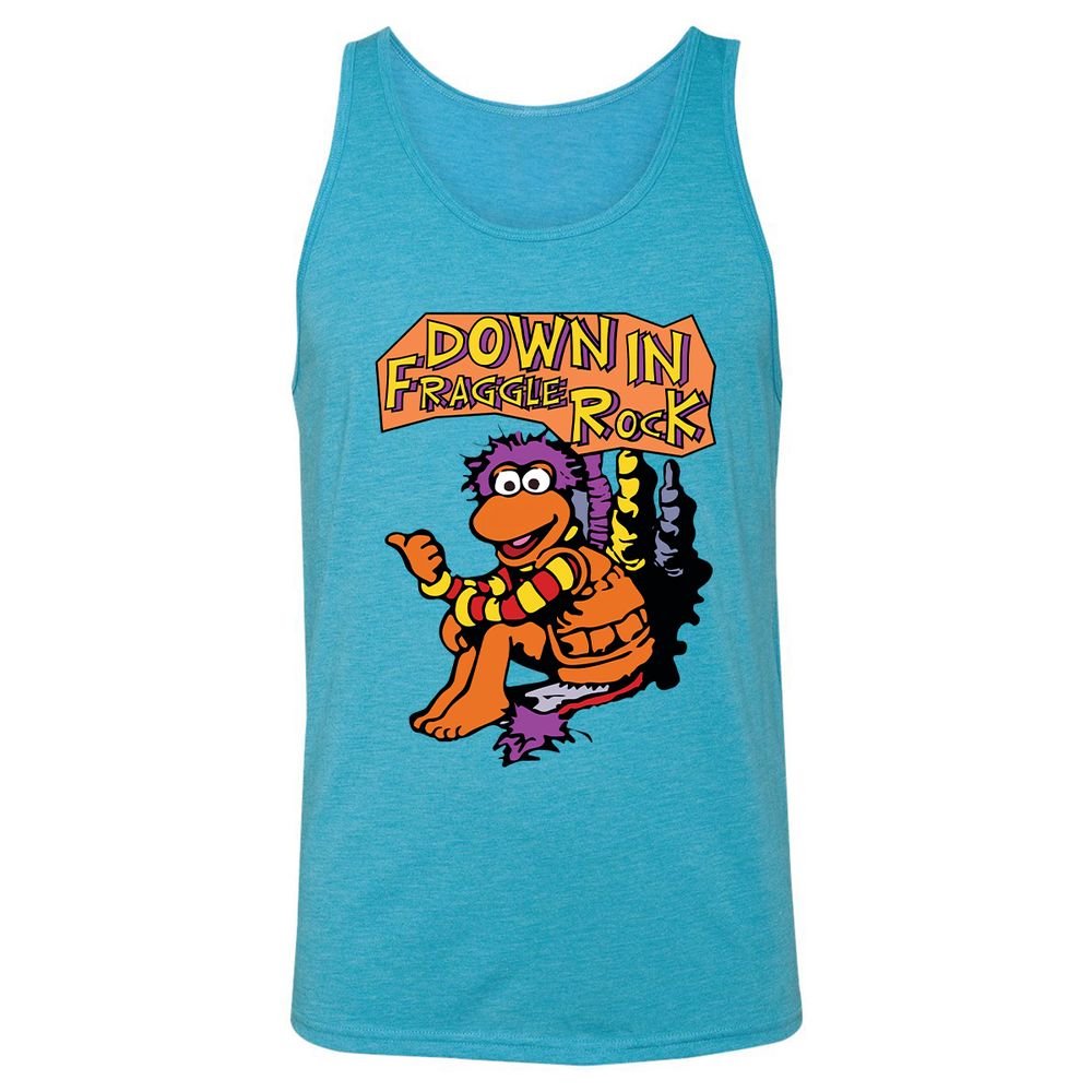 Unisex Jersey Tank - 5T6A5YLA - Aqua Triblend - 3