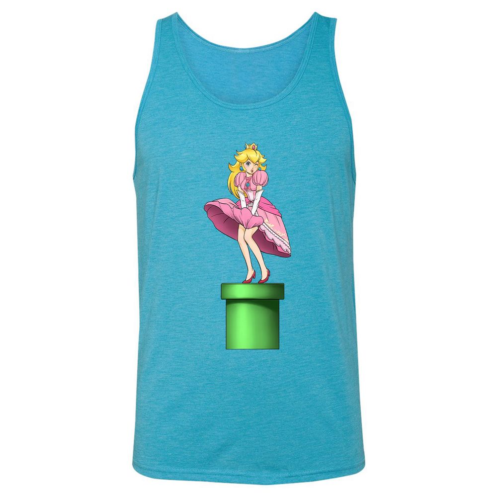 Unisex Jersey Tank - GKD5DMEW - Aqua Triblend - 3