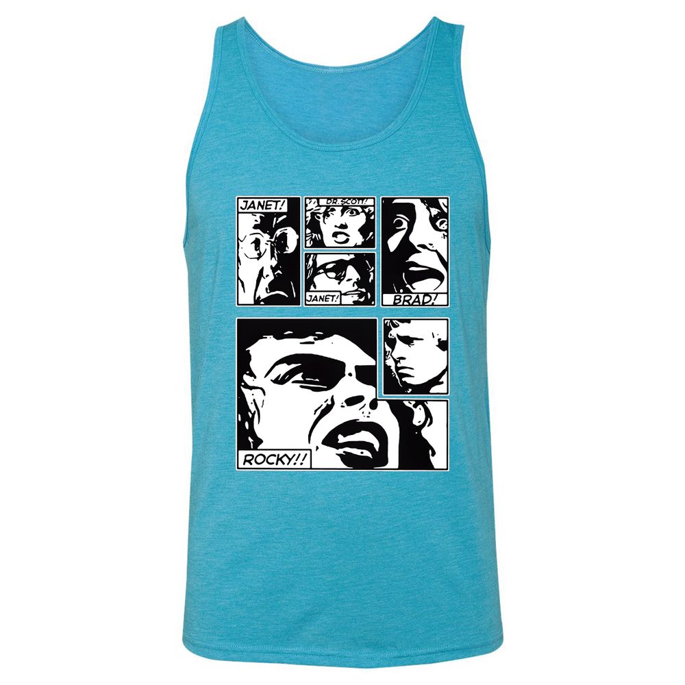 Unisex Jersey Tank - 4TC6LP71 - Aqua Triblend - 3
