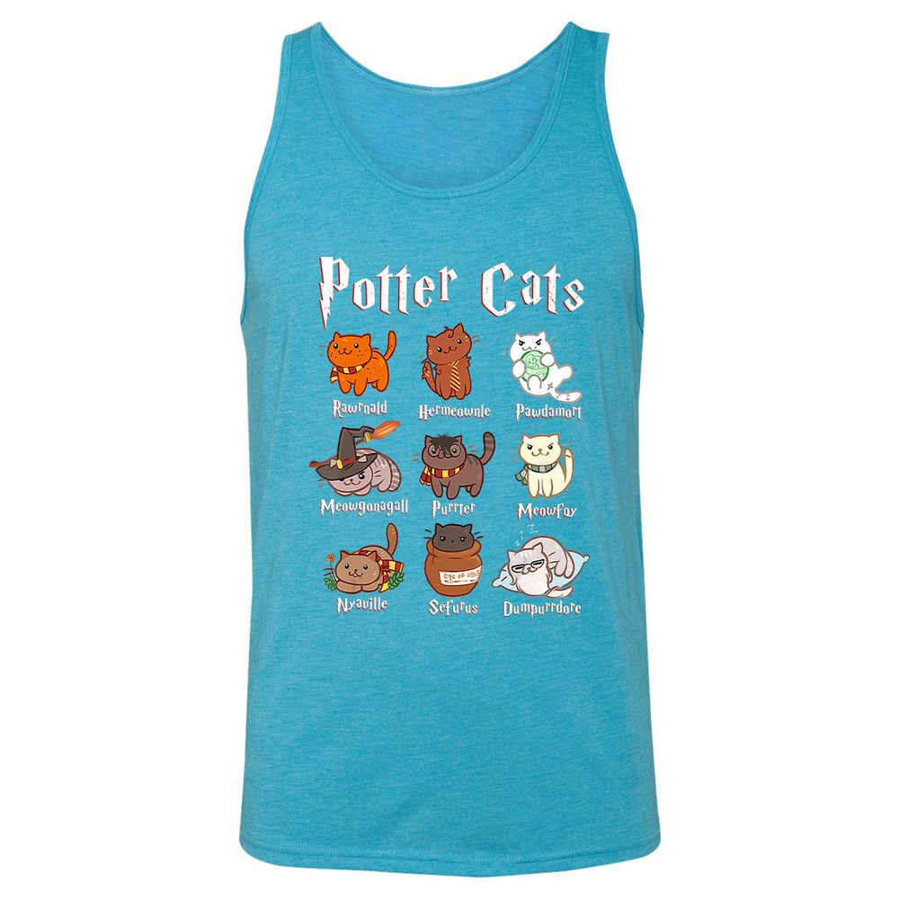 Unisex Jersey Tank - 6T4HSBN2 - Aqua Triblend - 3