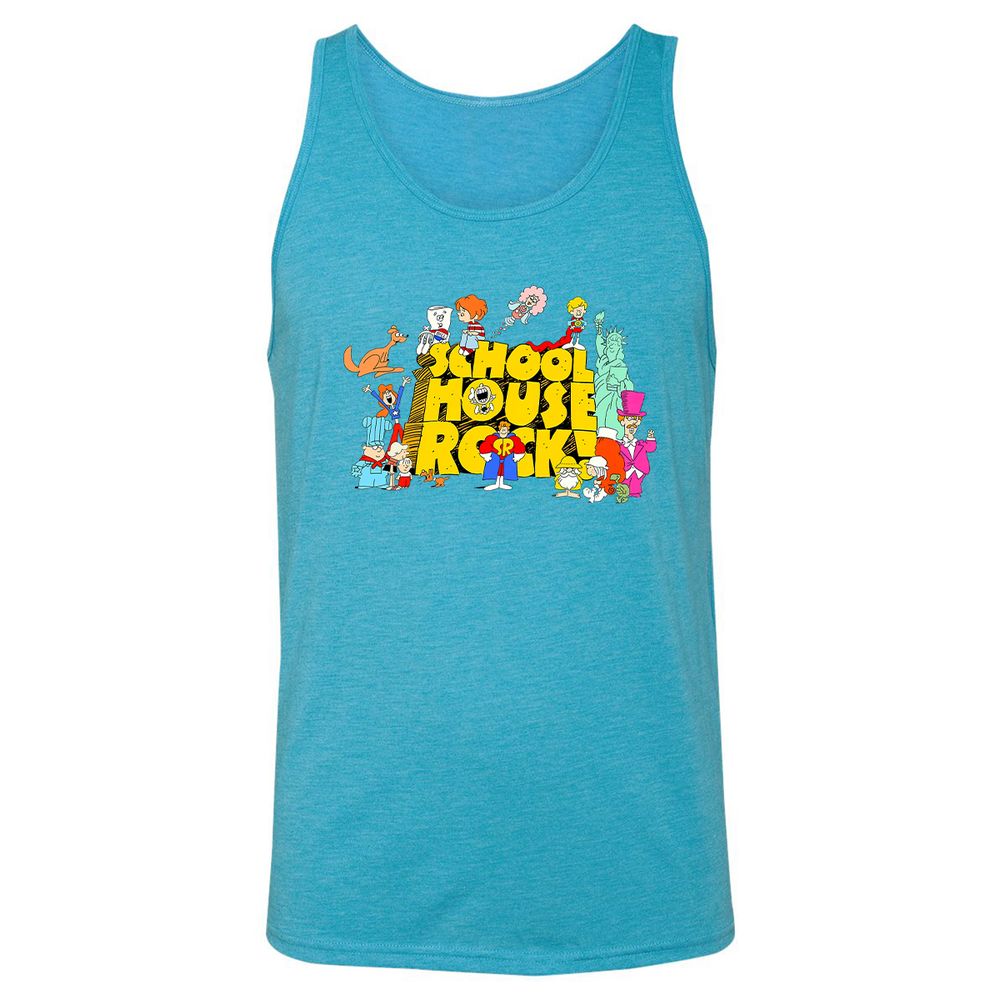 Unisex Jersey Tank - HT9CC8LD - Aqua Triblend - 3