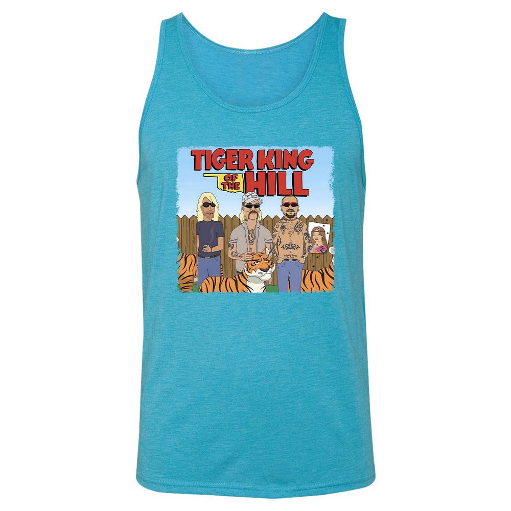 Unisex Jersey Tank - B8X6X3H7 - Aqua Triblend - 3