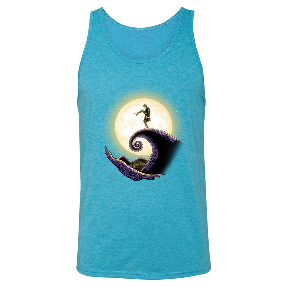 Unisex Jersey Tank - QUP6CCZV - Aqua Triblend - 3